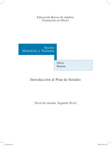 Sector Hotelería y Turismo Introducción al Plan de Estudio