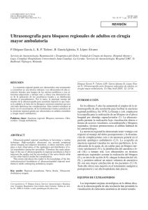 Ultrasonografía para Bloqueos Regionales de adultos en