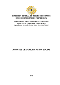 APUNTES DE COMUNICACIÓN SOCIAL
