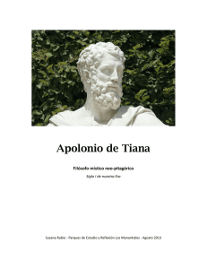 Apolonio de Tiana, Filósofo místico neo