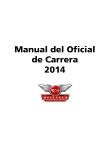 Manual del Oficial de Carrera 2014 - Circuit de Barcelona