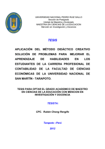 UNIVERSIDAD NACIONAL &ldquo;PEDRO RUIZ GALLO&rdquo;