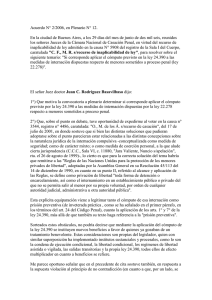 Acuerdo N° 2/2006, en Plenario N° 12. En la ciudad de Buenos