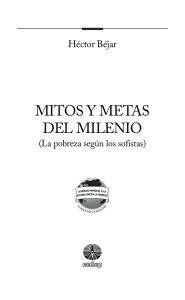 Mitos y metas del milenio