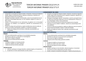 tercera evaluación / tercera avaluació