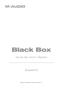 Black Box - Guía de inicio rápido