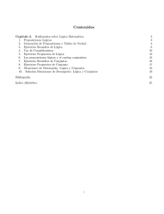 Contenidos - Álgebra II - Universidad de Santiago de Chile