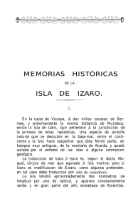 MEMORIAS HISTÓRICAS DE LA ISLA DE IZARO