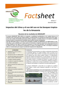 Impactos del clima y el uso del uso en los bosques