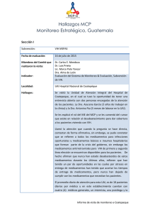 Hallazgos MCP Monitoreo Estratégico, Guatemala