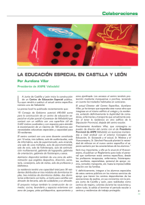 LA EDUCACIÓN ESPECIAL EN CASTILLA Y LEÓN