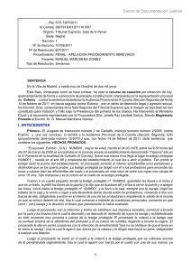 Toma de muestras para investigación del ADN. Doctrina del