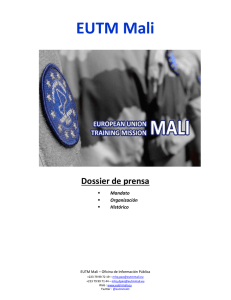 Press kit EUTM Mali esp DEC 2015