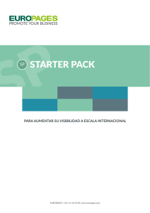 Descripción del Starter - Pick your plan and list your company on