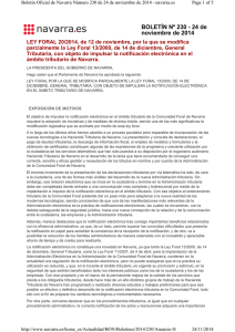 Ley Foral 20/2014, de 12 de noviembre, por la que se modifica par