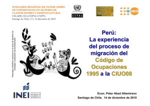 Perú: La experiencia del proceso de migración del Código de