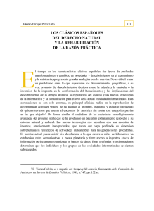 Los clásicos españoles del Derecho natural y la rehabilitación de la