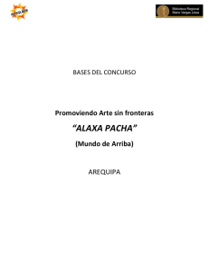 “ALAXA PACHA” - Biblioteca Regional Mario Vargas Llosa