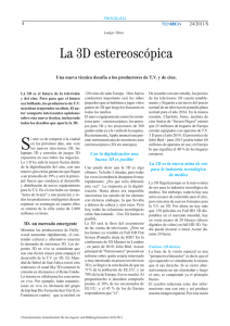 La 3D estereoscópica