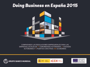 Presentación Doing Business en España 2015