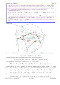 Ejercicio 105 Triángulos (2314-405) Sea ABC un