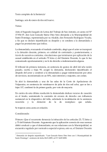 Texto completo de la Sentencia1 Santiago, seis de enero de dos mil