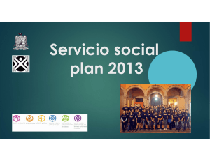 presentación Servicio Social julio - diciembre