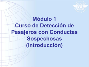 Módulo 1 Curso de Detección de Pasajeros con Conductas