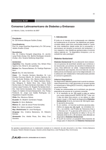 Consenso Latinoamericano de Diabetes y Embarazo