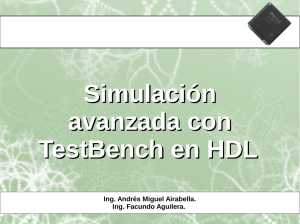 Simulaciєn avanzada con TestBench en HDL