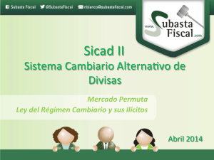 Presentación SICAD II. Nicolás Bianco 2014