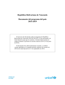 República Bolivariana de Venezuela Documento del