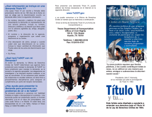 Spanish.qxp:Title VI Brochure