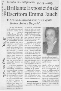 "La Capilla Sixtina, Antes y Después".