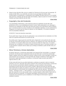 Términos y Condiciones de Uso Aviso de Privacidad