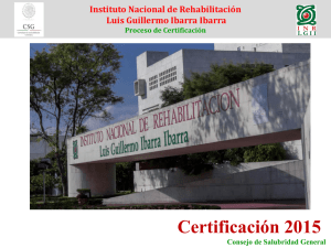 MCI - Instituto Nacional de Rehabilitación