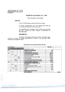 decreto - Municipalidad de Pinto