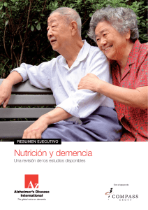 Nutrición y demencia - Alzheimer`s Disease International