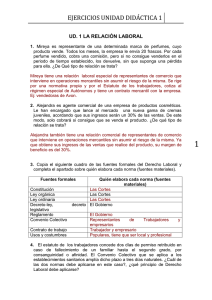 Ejercicios de la Unidad 1 en PDF (RESUELTOS)