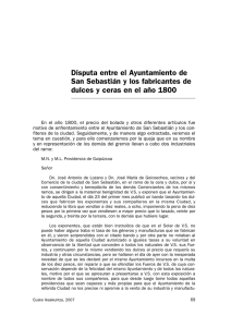 Disputa entre el Ayuntamiento de San Sebastián y los fabricantes