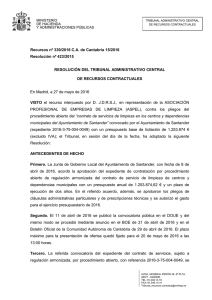 0423/2016 - Ministerio de Hacienda y Administraciones Públicas