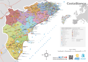Mapa Costa Blanca