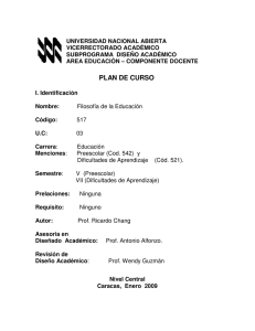 plan de curso - CiberEsquina - Universidad Nacional Abierta