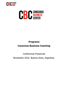 Programa Conscious Business Coaching