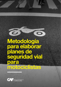 Metodología para elaborar planes de seguridad vial para motociclistas