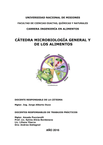 cátedra microbiología general y de los alimentos