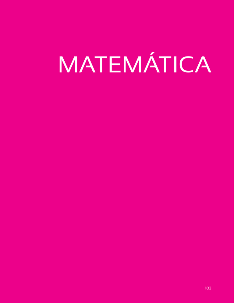 MATEMÁTICA