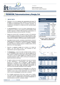 Tecnocom - Bolsa de Madrid