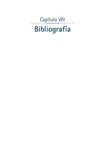 Capítulo VIII. Bibliografía