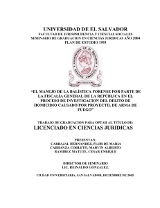 - Universidad de El Salvador